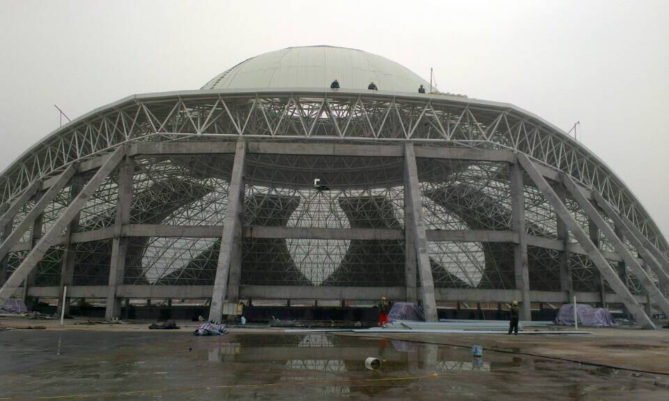 嘉兴温泉馆网架工程