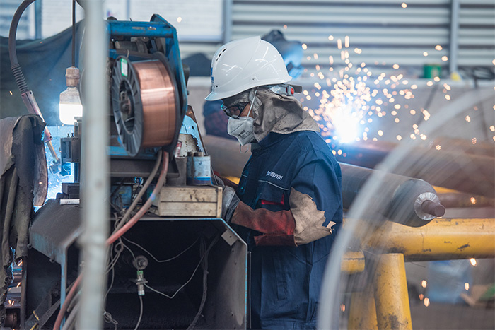 嘉兴网架焊接车间